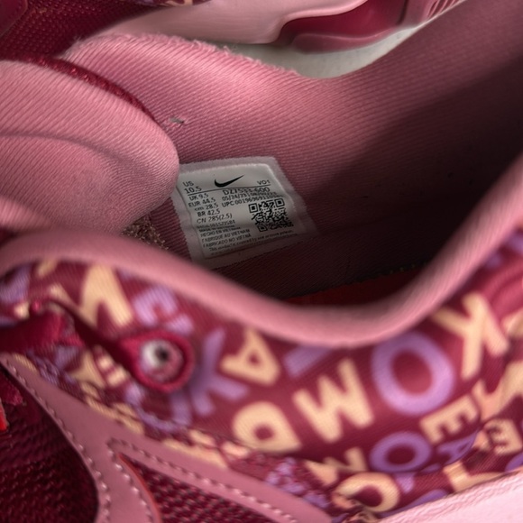 Men’s Nike Giannis Immortality 3 Basketball Shoes Size 10.5,  Red, Pink EUC - Picture 7 of 8